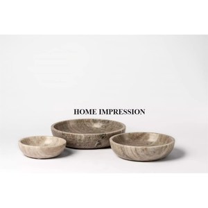 ชามหินอ่อนตกแต่งโต๊ะแบบไม่เหมือนใครชามเสิร์ฟสำหรับบ้านร้านอาหารโรงแรมคาเฟ่บนโต๊ะชามหินอ่อน - Product Image 3