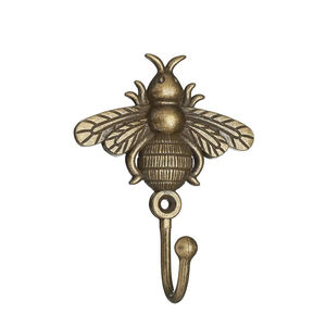 <b>Antique</b> <b>Brass</b> Metal Butterfly Wall <b>Hook</b> Key <b>Hook</b> Towel <b>Hook</b> - Product Image 3