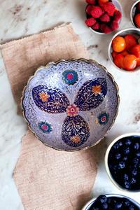 ชามตกแต่งดีไซน์ดั้งเดิม ของตกแต่งบ้านสุดหรูสำหรับห้องนั่งเล่น โต๊ะอาหาร และการจัดแสดงบนโต๊ะ ขายส่งจากอินเดีย - Product Image 3