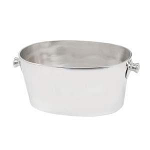 Bañera de bebida galvanizada Sol Living para fiestas, bañera de bebida de acero inoxidable, cubo de hielo para organizar fiestas, Cubo de bebida - Product Image 5