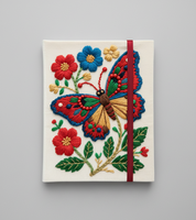 Carnet de notes en velours fait main de luxe, brodé, couleurs et tailles personnalisables, option logo personnalisé, agenda scolaire, promotionnel
