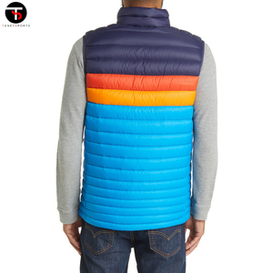 Venta al por mayor cremallera invierno utilidad chaleco Color poliéster abajo chaleco hombres alta calidad último diseño Venta caliente - Product Image 3