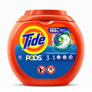 Lessive en capsules Tide PODS, haute efficacité (HE), parfum original, 81 unités - Product Image 3