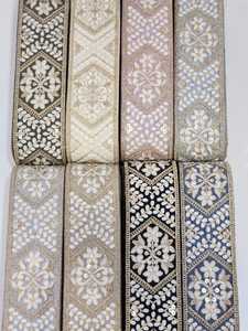 Robe de luxe perlée dentelle tissu soudanais femmes toub en gros durable en utilisant du coton français à bas prix - Product Image 3