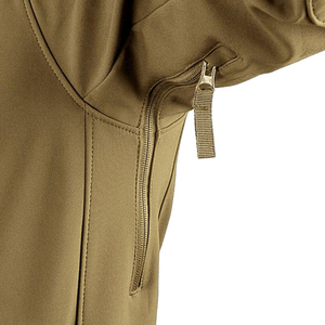 Hot Selling Professional <b>Men's</b> Canvas Stand <b>Soft</b> <b>Shell</b> <b>Jacket</b> Eco-Friendly Breathable Winter Wear Front Customizable Wholesale - Product Image 6