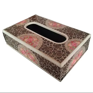 Boîte à mouchoirs en bois naturel écologique multifonctionnelle de haute qualité, fabriquée à la main, finition brillante pour un hôtel élégant - Product Image 1