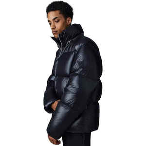 แจ็กเก็ตขนเป็ดแขนยาวสำหรับผู้ชาย, เสื้อแจ็คเก็ตขนเป็ดใส่สบายใส่ในฤดูหนาวเนื้อผ้าฝ้ายมีซิปและกระเป๋าแฟชั่นใหม่ทันสมัย - Product Image 5