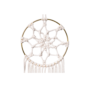 Atrapasueños de cabeza de lobo de diseño sólido, decoración de pared para el hogar, colgante de plumas naturales, macramé, atrapasueños grande para suministros de la India - Product Image 1