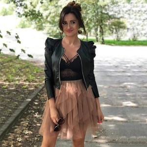 Chaqueta de piel sintética negra para mujer con cremallera, abrigo de lona de manga larga con cuello redondo, Top de moda - Product Image 3