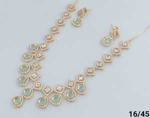 Latest Stylish Indian Kundan Long Fancy Traditional & Fashionable Gold Tone Kundan Pearl Choker Necklace Earrings <b>Set</b> Women&<b>Girl</b> - Product Image 4