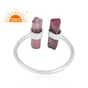 Anillo de piedras preciosas multiturmalina Natural de Plata de Ley 925 más vendido, fabricante de joyería de diseño personalizado - Product Image 3