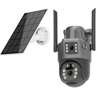 Cámara PTZ Solar Inalámbrica, Cámara de Vigilancia IP para Exteriores, Impermeable, WiFi, Control por Aplicación