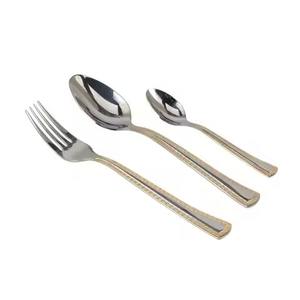 Juego de Cubiertos de Acero Inoxidable de Alta Calidad, Tenedor, Cuchara, Cuchillo, Cubiertos para Restaurante, Hotel, Comedor - Product Image 4