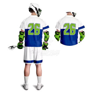 Vêtements de sport personnalisés pour équipes, uniforme de lacrosse, tissu haute performance avec technologie d'absorption de la transpiration - Product Image 4