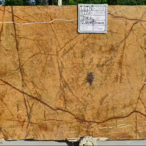 Carreau de marbre doré Rain Forest pierre naturelle polie pour cuisine moderne et sol de salle de bain pour projets de design graphique d'hôtel - Product Image 1