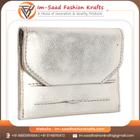 Dompet Kartu Multifungsi Pria Premium IM Saad 100% Kulit Asli, Ukuran Saku Tipis, Tempat Kartu Kredit, Dompet Uang Kompak