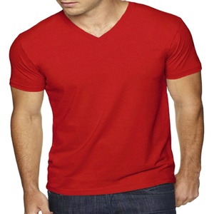 Qualité standard solide homme logo personnalisé couleur unie à manches courtes o cou homme t-shirt prix de gros de l'usine - Product Image 1