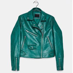 Chaqueta de Invierno para Mujer de Cuero Genuino Premium, Moderna, Ajustada, Impermeable, Cortavientos, con Puños con Cremallera, Transpirable y Sostenible - Product Image 2