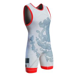 Singlet de lutte personnalisé pour hommes 2026, sublimation intégrale, singlet international du Mexique - Product Image 4