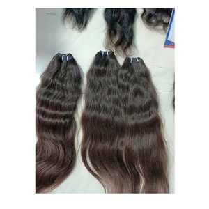 Extensions de cheveux humains droits en os indiens bruts de style Fumi à double tirage de haute qualité prix de gros auprès des produits du vendeur - Product Image 3