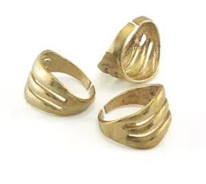 Hot Selling Messing Ring Sieraden Fantastisch Ontwerp Messing Ring Op Maat Verstelbare Eenvoudige Messing Ring