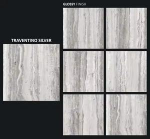 Foshan Tongli 800x800mm Carreaux de sol en porcelaine brillante 32x32 Marbre Design Céramique Maroc Poli Glacé Décoration murale - Product Image 4