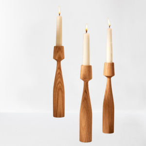 Candelabro de madera de acacia de calidad superior al por mayor, candelabro de mesa atractivo para fiestas de boda y decoración del hogar - Product Image 3