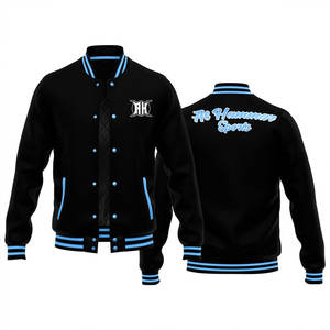 Vente en gros Veste bombardier à manches longues de luxe pour hommes Design de letterman de baseball personnalisé en laine à l'état neuf - Product Image 3