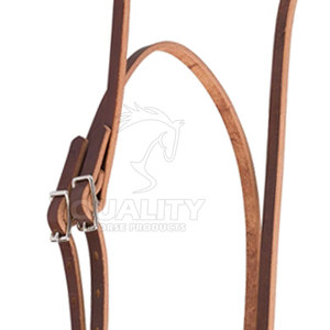สายบังเหียนทำจากหนังที่หรูหราพร้อมหัวเข็มขัดนิรภัยสำหรับม้าบังเหียนสำหรับการขี่และการฝึก - Product Image 6