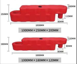 विरोधी टक्कर पानी भरा कार्टिंग रेसिंग सुरक्षा दुर्घटना सड़क बाधा जाओ kart ट्रैक बाधाओं - Product Image 5