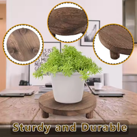 Support de présentation en bois multifonctionnel fait main - Socle surélevé de style vintage pour la décoration de table