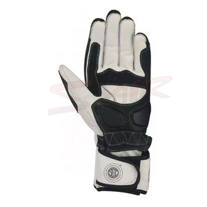 Guantes de cuero deportivos transpirables de diseño personalizado de alta calidad para hombres Guantes de carreras de motos a prueba de viento en Affordab - Product Image 3