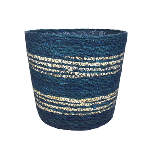 Cesta biodegradable de mimbre tejido de Jacinto de paja de arroz para plantas de interior hogar jardín flor organizada - Product Image 4