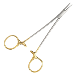 Portaagujas de Mayo de acero inoxidable duradero de alta precisión, instrumento quirúrgico Manual de 18CM, primeros auxilios, cirugía General, certificación CE - Product Image 1