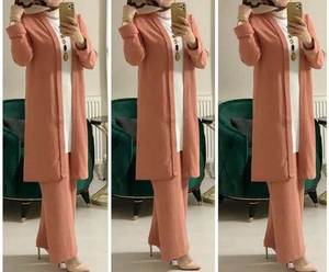 2024 mujeres de Oriente Medio musulmán islámico abaya Turquía señoras buena calidad Abaya Dubai vestidos hijab ropa musulmana tradicional - Product Image 5