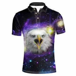 เสื้อโปโลแขนสั้นของผู้ชายเสื้อโปโลสีทึบพิมพ์ลายผ้าโพลีเอสเตอร์สแปนเด็กซ์กีฬาผลิตตามสั่ง - Product Image 6