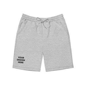 Pantalones Cortos Deportivos de Forro Polar para Hombre, 100% Algodón, Cierre con Cordón Ajustable, Ropa Deportiva - Product Image 2