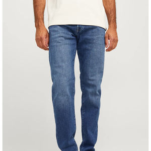 กางเกงยีนส์เดนิมผู้ชายแบบสั่งทำปี 2026 ทรงปกติ ผ้าฝ้ายหนานุ่ม สวมใส่สบาย สไตล์สตรีทแวร์ ขายส่งจำนวนมาก กางเกงยีนส์เดนิมทันสมัย - Product Image 2