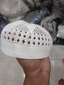 Top Qualité Musulman Prière Tupi Haji Tricoté À La Main Kufi Chapeau Meilleure Qualité En Gros Chapeau pour Hommes Du Bangladesh - Product Image 4