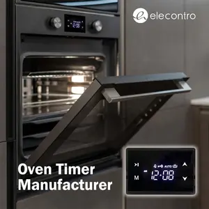 AC220~240V LED White Digital Tube Display Kitchen Timer Oven Timer Switch For Oven Parts