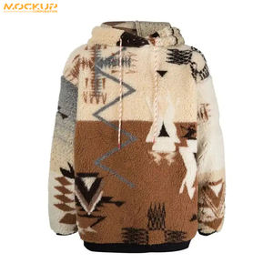 Men <b>Hoodie</b> Custom Design Fashionable Printing <b>Sherpa</b> Fleece <b>Hoodie</b> for Men Long Sleeve Fluffy Fleece Thick Winter <b>Hoodie</b> - Product Image 4