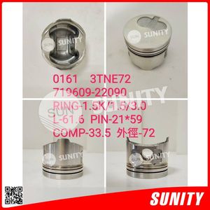 TAIWAN SUNITY PISTON 3TNE72 OEM 719609-22090 pour pièce de moteur Yanmar 3TNE72 - Product Image 2