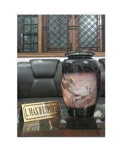 Urnes de crémation pour adultes faites à la main Urnes funéraires commémoratives en laiton de style unique Urnes de crémation en métal de style unique - Product Image 6