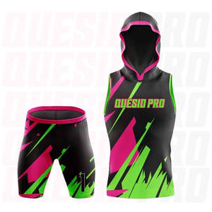 Ensemble d'uniformes de football américain 7v7 sublimés respirants en tissu polyester premium, conçu pour les commandes d'équipe et la personnalisation de la marque - Product Image 2