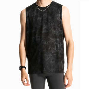 Vente directe d'usine lavage à l'acide grande taille hommes été débardeur Pakistan-Made Fitness vêtements tricoté méthode de tissage - Product Image 1