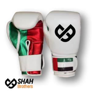 Guantes de boxeo Sanda de encaje de 10oz, entrenamiento profesional de combate con cuero dorado Maya Hide para Muay Thai MMA Kickboxing y De Boxeo - Product Image 1