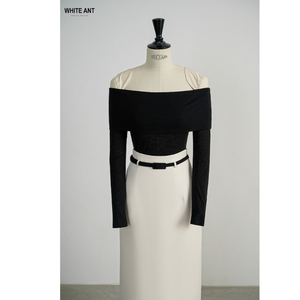 Top Sales A-line Women's <b>Skirts</b> Luxury ADELA MAXI <b>SKIRT</b> With Belt Rayon Spandex Woven Fabric Custom Lablels Tags WHITEANT - Product Image 1