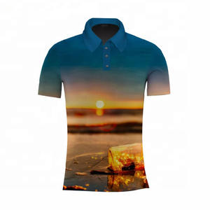 Polos pour hommes grande taille entièrement sublimés Polos d'été respirants pour hommes Polo de sport d'affaires - Product Image 3