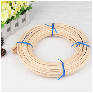 แกนหวายฟอกขาวทรงกลมเรียบวัตถุดิบคุณภาพสูงสำหรับการทำเฟอร์นิเจอร์ DIY และงานหัตถกรรม - Product Image 3