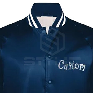 Nouveautés Vestes d'hiver en satin à la mode pour hommes taille adulte Veste en satin Offre Spéciale laine/coton avec strass - Product Image 6